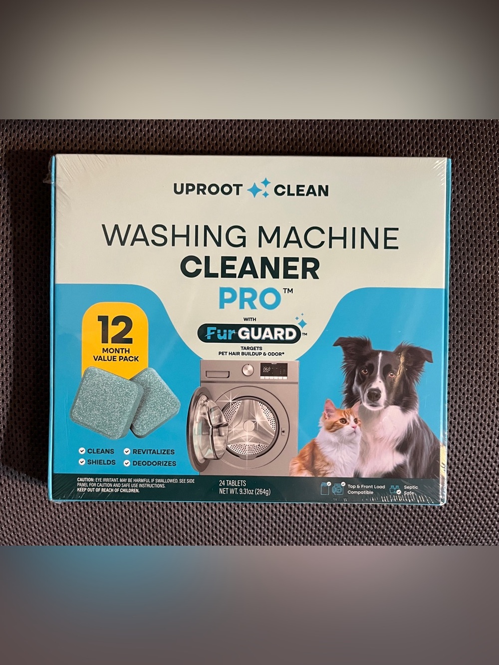 Uproot Clean Washing Machine Cleaner Pro with FurGuard